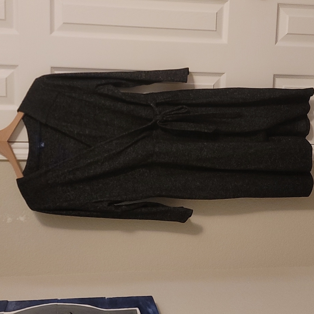 Black sweater dress